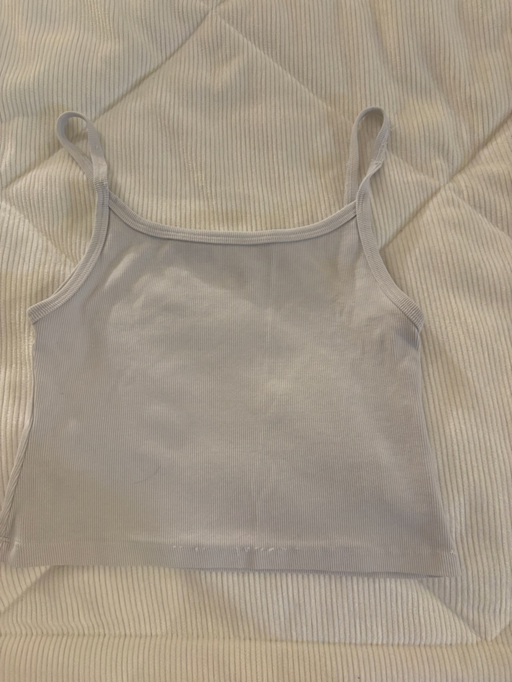 Ribbed Camisole Tank with Adjustable Straps